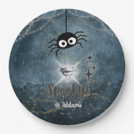 Prato De Papel Placa de Papel de Festa de Halloween Chic Spooky