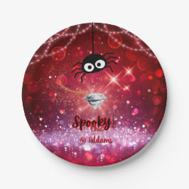 Prato De Papel Placa de Papel de Festa de Halloween Chic Spooky