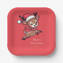 Placa de papel de Natal