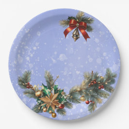 Prato De Papel Placa de Papel de Natal