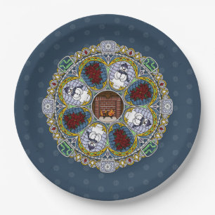 Prato De Papel Placa de Papel de Nouveau de inverno