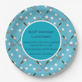 Prato De Papel Placa de Papel de Partido Personalizada do Membro