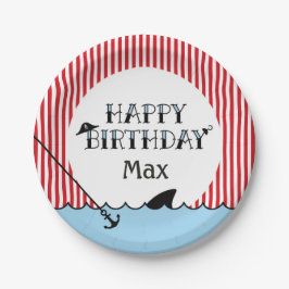 Prato De Papel Placa de papel de pirata de piscina