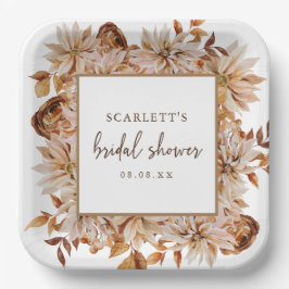 Prato De Papel Placa de papel de queda do chá de panela