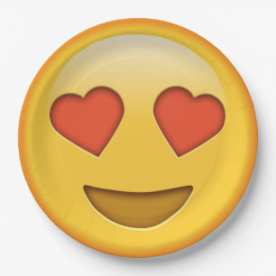 Prato De Papel Placa de papel do emoji engraçado