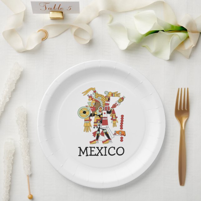 Prato De Papel Placa de papel do México (Casamento)