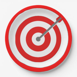 Prato De Papel placa de papel do Touro-olho