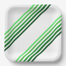 Placa de papel - faixas diagonais verdes