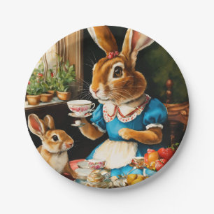 Prato De Papel placa de papel fotográfico de coelho