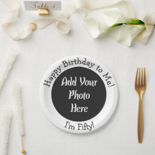 Prato De Papel Placa de papel fotográfico personalizada de 50º