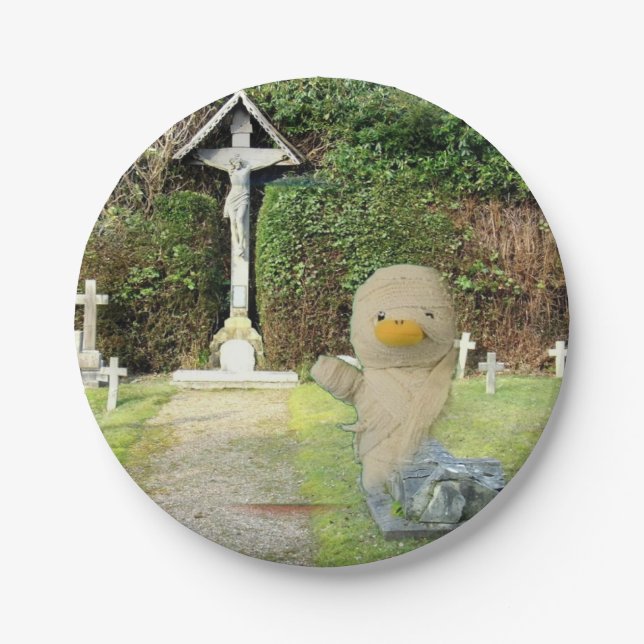 Prato De Papel Placa de papel Halloween (Frente)