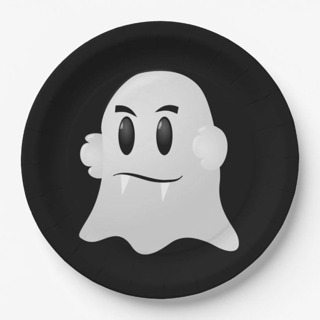 Prato De Papel Placa de papel Halloween (Frente)