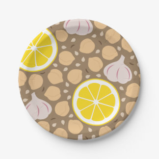 Prato De Papel Placa de papel Hummus