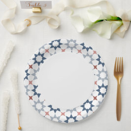 Prato De Papel Placa de papel padrão árabe