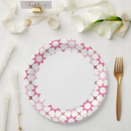 Prato De Papel Placa de papel padrão árabe