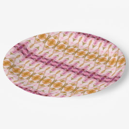 Prato De Papel Placa de papel padrão do Designer de Aquarelas