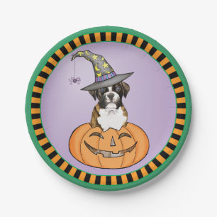 Prato De Papel Placa de papel para boxer do Halloween