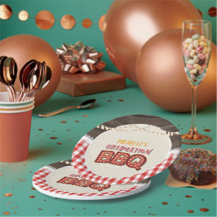Prato De Papel Placa de papel para CHURRASCO de graduação - Verme