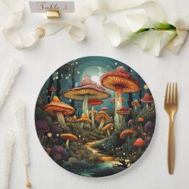 Prato De Papel Placa de papel para cogumelos