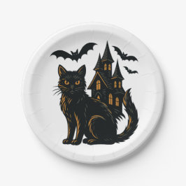 Prato De Papel Placa de papel para gatos e casas assombradas