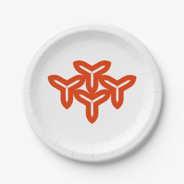 Prato De Papel Placa de papel para lâminas góticas (Frente)