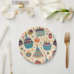 Prato De Papel Placa de papel para o aniversário de crianças