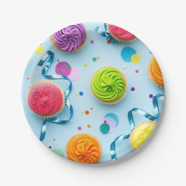 Prato De Papel placa de papel para parto de cupcake