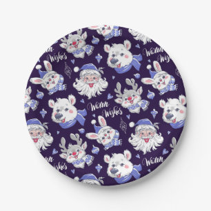 Prato De Papel Placa de Papel para Rebelde Urso Polar de Papais n