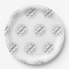 Prato De Papel Placa de papel personalizada de 9 polegadas com pa