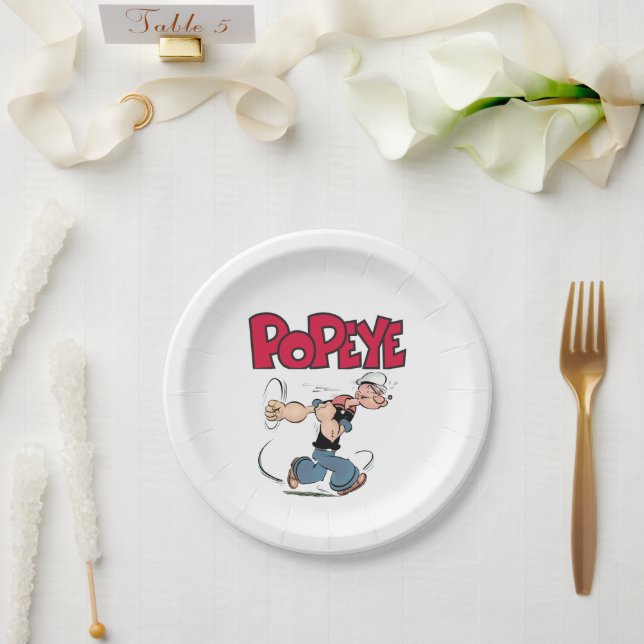 Prato De Papel Placa de Papel Popeye (Casamento)