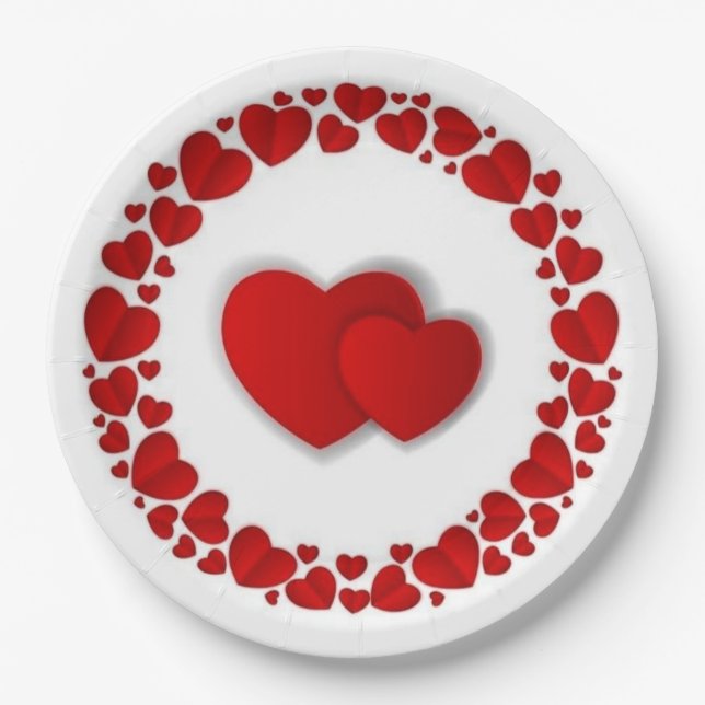 Prato De Papel Placa de papel redonda de 9" (Frente)