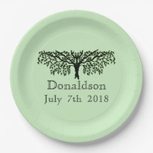 Placa de papel - Reunião de árvore da família