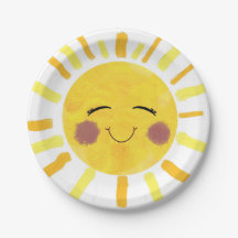 Placa de papel sunshine