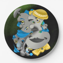 Placa de papel Surreal Quebra-cabeça Faces