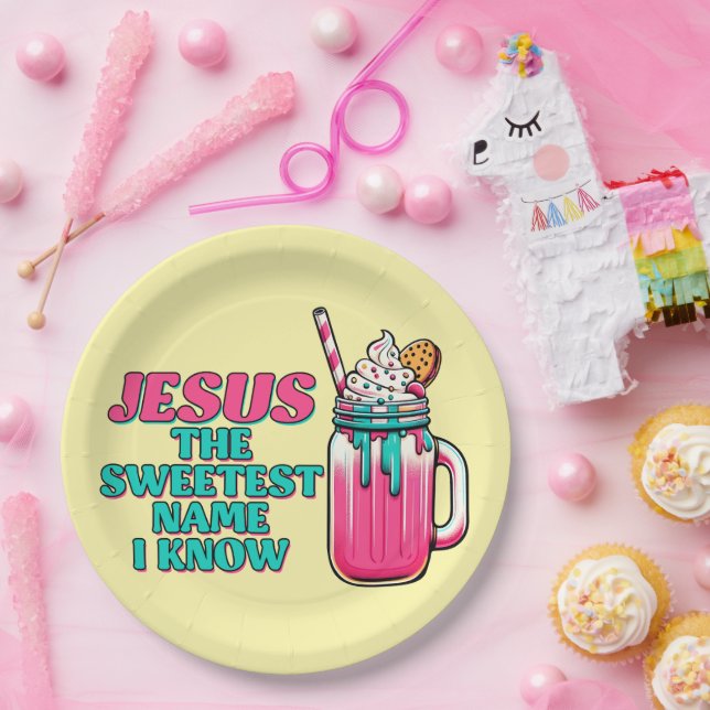 Prato De Papel Placa de Partido Baseada em Fé (Festa)