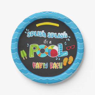 Prato De Papel Placa de piscina - Boy BL