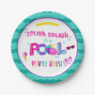 Prato De Papel Placa de piscina - Rapariga WH