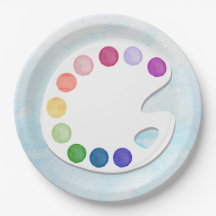 Placa do Paint Palette Art Party