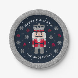 Prato De Papel Placa do partido do Nutcracker