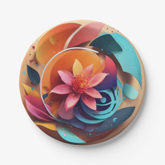 Prato De Papel Placa EchoElegance (Frente)