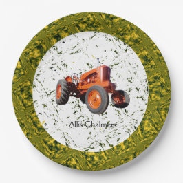 Prato De Papel Placas 1955 de papel de Allis Chalmers WD45 do
