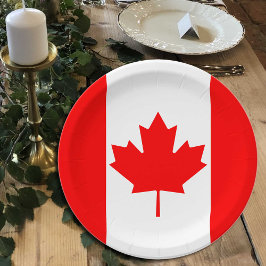 Prato De Papel Placas canadenses, festa, esportes, Canadá