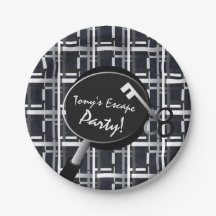 Placas de Aniversário de Festa de Fuga