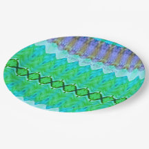 Placas De Aniversário De Papel Roxo E Turquesa