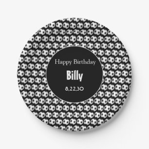 Prato De Papel Placas de Aniversário Personalizadas para Presente