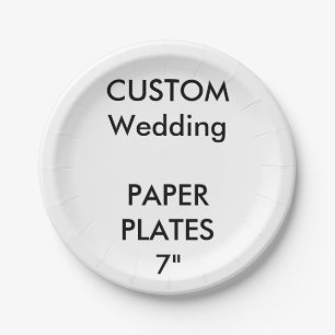 Prato De Papel Placas De Bolo De Papel Personalizadas De Casament