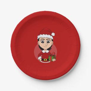 Prato De Papel Placas de cartografia de Natal