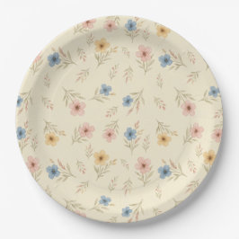 Prato De Papel Placas de Chá de fraldas Flórida de Vinhos Selvage