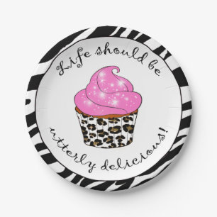 Prato De Papel Placas de cupcake