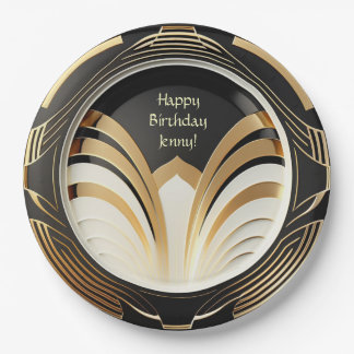 Prato De Papel Placas de Deco de Arte Elegante - Personalizadas